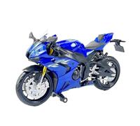 Moteur Cycle Simulation Miniature Jouet 1:12 Scale for Honda CBR1000RR-R for Fireblade Replica Diecast Model Motorcycle Decoration Collection Gift Battery not included(Blue)