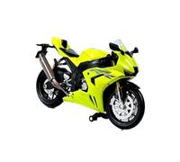 Moteur Cycle Simulation Miniature Jouet 1:12 Scale for Honda CBR1000RR-R for Fireblade Replica Diecast Model Motorcycle Decoration Collection Gift Battery not included(Yellow)