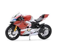 Moteur Cycle Simulation Miniature Jouet 1:18 for Ducati for Panigale V4 S Corse Static Die Cast Vehicles Collectible Hobbies Motorcycle Model Toys Battery not included