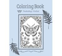 Moth Aesthetic Coloring Book | 8.5 x 11" | Moth Coloring Book: Beautiful & Intricate Designs for Relaxation and Mindfulness