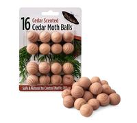 Moth Balls 16 Pcs Natural Organic Cedar and Lavender Moth Repellent for Wardrobes and Drawers Wardrobe Fresheners for Clothes Protection
