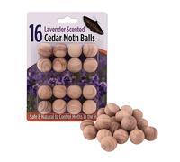 Moth Balls 16 Pcs Natural Organic Cedar and Lavender Moth Repellent for Wardrobes and Drawers Wardrobe Fresheners for Clothes Protection