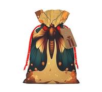 Moth Bone Drawstring Gift Bags Reusable Gift Wrapping Pouches For Birthday, Wedding, Party Favours & Festive Presents