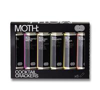 MOTH: Cocktails Cracker Variety Gift Pack, Ready to Drink Cans, Mixed Set of 6, Margarita, Espresso Martini, Passionfruit Martini, Negroni, Pina Colada, Mojito Premium Quality Bar Strength