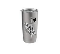 Moth Dagger Heart Tattoo Flash Stainless Steel Insulated Tumbler