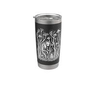 Moth Dark Cottagecore Witchy Forest Mushroom Goth Goblincore Stainless Steel Insulated Tumbler