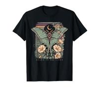 Moth Drawn to The Light Botanical Garden Value Graphic T-Shirt