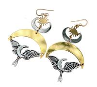 Moth Earrings with Intricate Detail for Fashion Enthusiasts Seeking a Touch of Mystery Unique Alloy