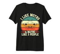 Moth Insect Lover | I Like Moths and Maybe 3 People Premium T-Shirt