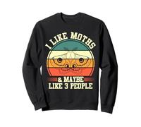 Moth Insect Lover | I Like Moths And Maybe 3 People Sweatshirt