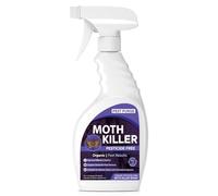 Moth Killer & Repellent Spray I Use in Wardrobes & on Carpets I Kills on Contact I Indoor & Outdoor Use I Organic I Pesticide Free I For All Types of Moths I Spray Bottle 500ml