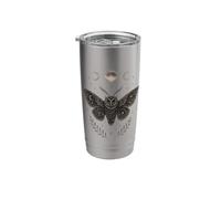 Moth Moon Phases Owl Goth Occult Stainless Steel Insulated Tumbler