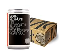 MOTH Negroni Cocktails Ready To Drink Pre-Mixed Cans, 12 x 125ml