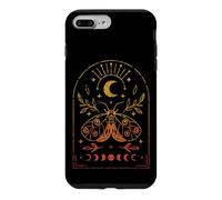 Moth Phases of the Moon Crescent Retro Spiritual Case for iPhone 7 Plus/8 Plus