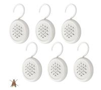 Moth Repellent for Wardrobes, 6 Hanging Moth Killer for Wardrobe Sachets, Long-Lasting Clothes Moth Killer, Protects Wool/Fur/Silk in Closets, Storage Boxes & Suitcases, Moths Killer Wardrobe Solution