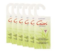 Moth Repellent for Wardrobes - Colibri Moth Sachets - 6 Hanging Colibri Lavender Moth Sachets - Wardrobe Freshener & Natural Anti Moth