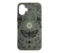 Moth Solar Eclipse Triple Moon Gothic Sage Baroque Occult Case for iPhone 16 Plus