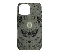 Moth Solar Eclipse Triple Moon Gothic Sage Baroque Occult Case for iPhone 16 Pro Max