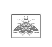 Moth Temporary Tattoo Lasts To 15 Days Waterproof Semi Permanent Sticker