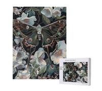 moth that looks like a peacock Printed Wooden Intelligence Puzzle 38x52 CM, 500 Pieces(boxed) Jigsaw Puzzles Education Game for Adults, Home Decoration Puzzle