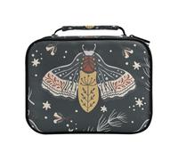 Moth Vector Seamless Pattern Colored Pencil Bag Large Capacity Pencil Case for Colouring Pencils Pen Bag Marker Organizer