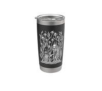 Moth Witchy Forest Dark Cottagecore Goblincore Mushroom Goth Stainless Steel Insulated Tumbler