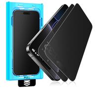 Mothca 2 Pack Matte Privacy Screen Protector for iphone 17/16 Pro, Anti Spy Anti Glare Full Coverage Tempered Glass Film Anti-Fingerprint, with Easy Installation Tool, 6.3 inch