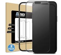 Mothca Matte Screen Protector for iphone 17 Air (2 Pack), 9H Full Tempered Glass Matte Anti Glare & Anti-Fingerprint, Ultra-Thin Black Border