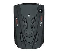 Mothcattl V7 12V 360 Degrees Speed Radar Detector, Laser Radar Detector - Long Range Detection, Voice Alerts, Red Light & Speed Camera Alerts Black