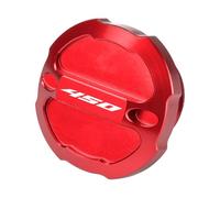 MotHeart Motorcycle Engine Oil Filling Screw M20x2.5 for CRF 450R 2002-2025 CRF 450X 2005-2025 Replacement OEM Oil Filler Cap Made of Anodized Aluminium Multiple Colours Accessories (Red)