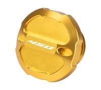 MotHeart Motorcycle Engine Oil Filling Screw M20x2.5 for CRF 450R 2002-2025 CRF 450X 2005-2025 Replacement OEM Oil Filler Cap Made of Anodized Aluminium Multiple Colours Accessories (Gold)