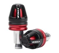 MotHeart Motorcycle Handlebar End Plugs for CB750 Hornet 2023-2026 (Red)