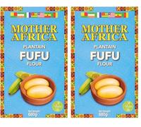Mother Africa Fufu Flour (Plantain) 680g (Pack of 2)