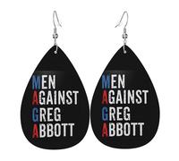 Mother against greg abbott Leather Earrings, Clothing Decoration, Suitable For Festival Parties, Holidays And Daily Life