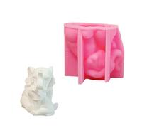 Mother and Child Elephant Molds Silicone Ornament Soap Casting for Home Decoration Silicone Elephant Castings Plasters