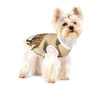 Mother and Child Giraffe Small Dog Cotton Vest Large - Breathable, Comfortable Pet Shirt for Cats and Dogs