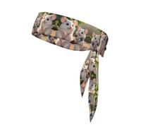 Mother and Child Rats Sports Head Tie. Comfortable, Breathable, Fashionable, Unisex, Suitable for Running, Yoga, Fitness and Other Sports.