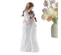 Mother and Daughter Figurine, Mom and Daughter Hugging Figurines, Expresses Loving Relationships Between Mother and Daughter