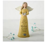 Mother Angel Figurine, Resin Butterfly Keepsake Home Decor Gift | Sentimental Accent For Shelves, Mantels, Desks And Mother’s Day Gifts