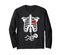 Mother & Baby Skeleton X-ray - Mums Trick or Treat Costume Long Sleeve T-Shirt