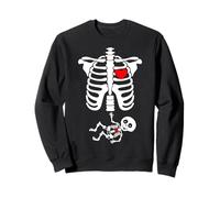 Mother & Baby Skeleton X-ray - Mums Trick or Treat Costume Sweatshirt