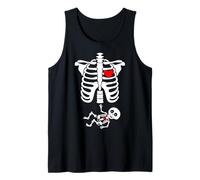 Mother & Baby Skeleton X-ray - Mums Trick or Treat Costume Tank Top