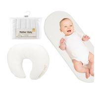 Mother&Baby Small Moses Basket Mattress and Feeding Pillow bundle