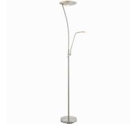 Mother & Child Lamp Satin Chrome & Frosted Plastic 18W Led & 6W Led