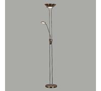 Searchlight 5430AB LED Mother & Child 2 Light Floor Light Brass
