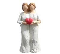 Mother Daughter Figurine Willow Tree, Birthday Gift for Mum, Mother's Day Memorial Keepsake for Women, Mom Gifts for Christmas, Mum Daughter Arm in Arm Sculpture