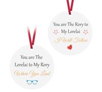 Mother Daughter Gift Gilmore Girls Gift Lorelai and Rory Ornaments Sister Gift TV Show Inspired Gift Mother Daughter Matching Gifts for Christmas Birthday Mother's Day