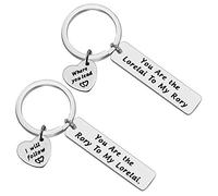 Mother Daughter Gift Set for 2 Mother Daughter Keyring Set Sisters Gift Gilmore Girs Inspired Keychain Gift Best Friend Gift for Valentines Birthday BFF Gift Where You Lead I Will Follow Keychain Set