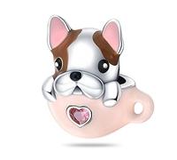 Mother Daughter Snake Dad Birthday Lucky Heart Mom Dog Charm Bead Pendant 925 Sterling Silver Compatible With Pandora Charm Moments Bracelet
