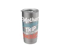 Mother Daughter Trip It's Better Than Therapy - Stainless Steel Insulated Tumbler